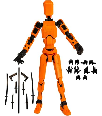 Opitmus Tesla Bot, Action Figure Dummy13 montado e com suporte